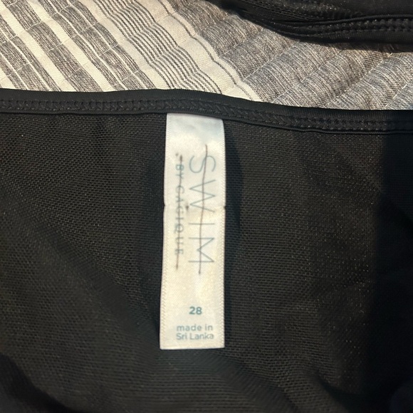 NWOT Cacique Elegant Black Lace Swim Bralette Top Plus Size 28 - Picture 6 of 8